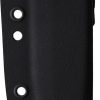 Fox Ego Fixed Blade Knife 1095HC Steel Black Tan G10