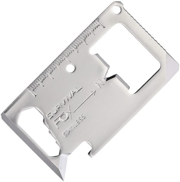 Fox Piastrina Survival Card - 12-Tool Multifunction