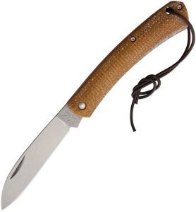 Fox Official German Navy Folder Stainless Micarta Slip Joint