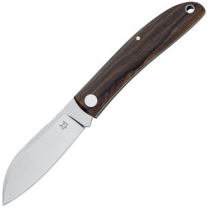 FOX273ZW.jpg Fox Livri Slip Joint Folding Knife M390 Ziricote Wood