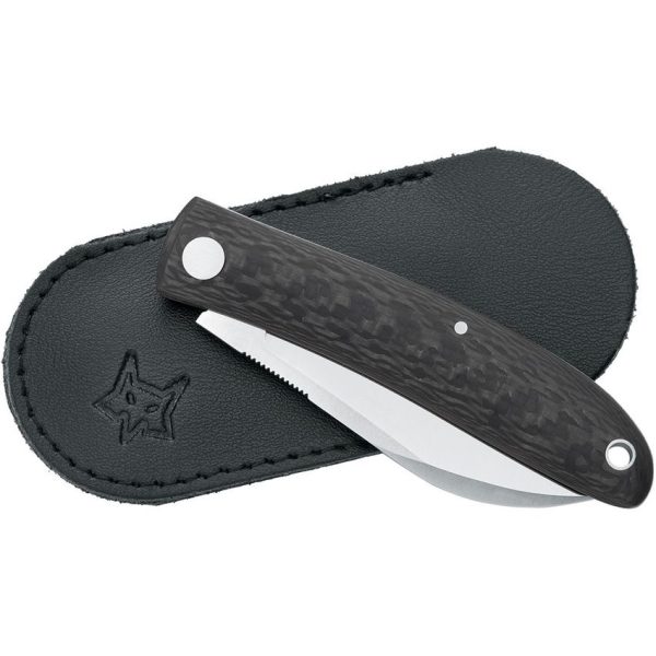 Fox Livri Slip Joint Folding Knife M390 Green Micarta