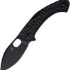 Fox Zero 2.0 Lockback Black Folding Knife Becut Steel Blade