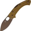 Fox Zero 2.0 Lockback Coyote Tan Folding Knife Becut Steel