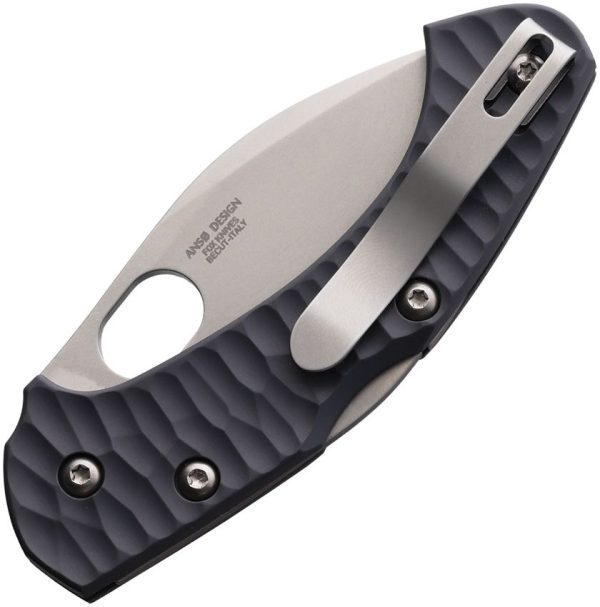 Fox Zero 2.0 Lockback Gray Folding Knife Becut Steel