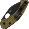 Fox Zero 2.0 Lockback OD Green Folding Knife Becut Steel