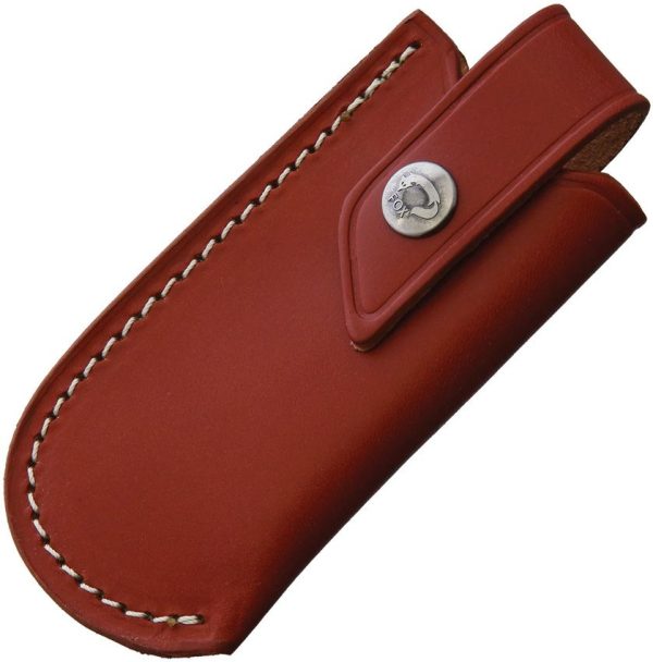Fox Leather Belt Sheath - Brown