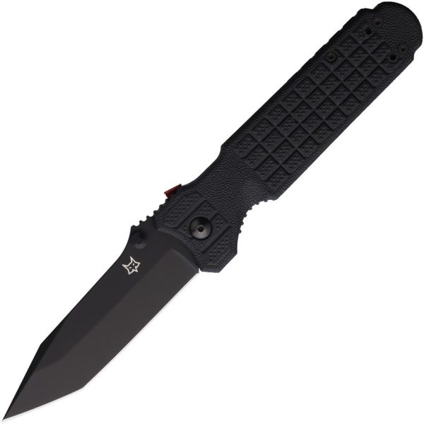 FOX449B.jpg Fox Predator Evolution Linerlock 3.75" Black Tanto Folding Knife