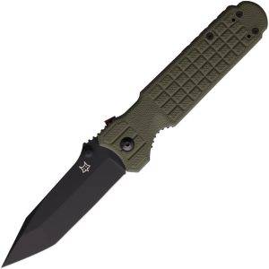 Fox Predator Evolution Linerlock Folding Knife Niolox Tanto OD
