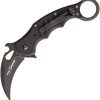 Fox Karambit Black 3" N690Co Folding Knife Linerlock