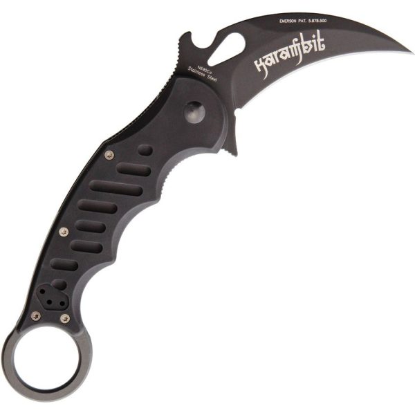 Fox Karambit Black 3" N690Co Folding Knife Linerlock