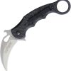 FOX479CG10SW.jpg Fox Karambit Linerlock N690 Stainless G10 Carbon Fiber Folding Knife