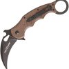 FOX479E.jpg Fox Karambit Dark Earth G-10 Folding Knife N690Co Blade