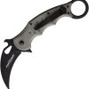 Fox Karambit Linerlock Green N690 Folding Knife 3" Blade