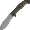 Fox Trakker Meskwaki Folding Knife N690Co Green Micarta
