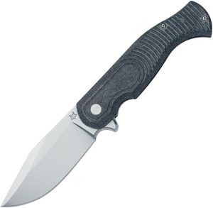 FOX Eastwood Tiger Linerlock CPM S90V Folding Knife Micarta