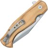 FOX Eastwood Tiger Linerlock Folding Knife CPM S90V Olive Wood