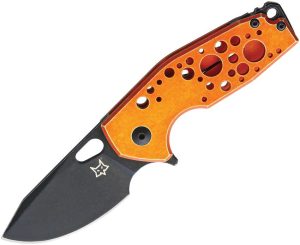 FOX526ALO.jpg FOX Suru Framelock Orange N690 Folding Knife 2.38" Blade