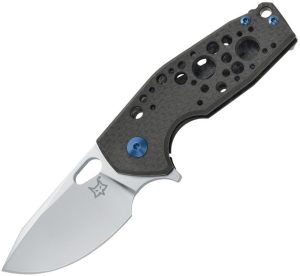 FOX526CFBL.jpg FOX Suru Framelock Folding Knife M390 Carbon Fiber