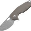 FOX VOX Suru Framelock - Damascus Titanium Handle