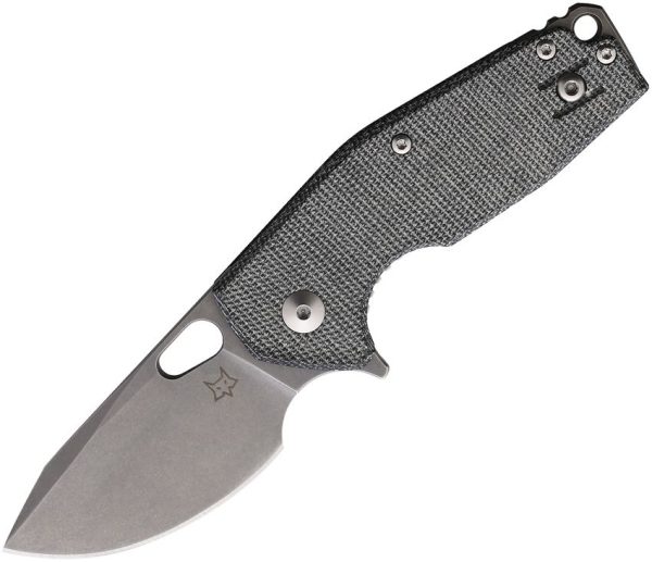 Fox Suru Linerlock Folding Knife M390 Black Micarta