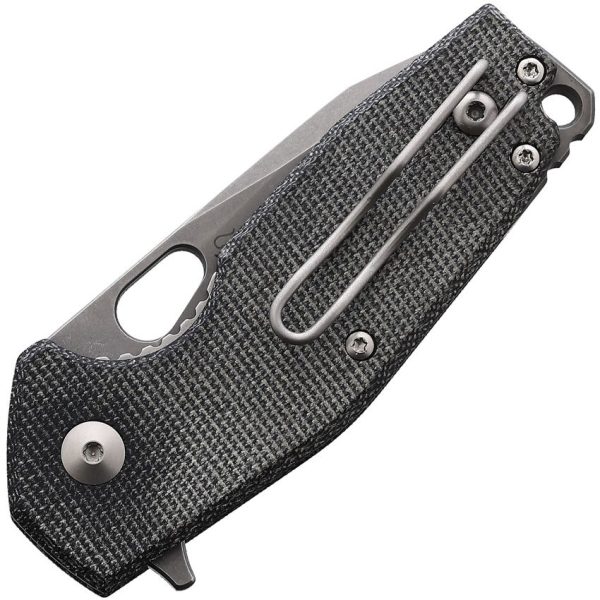 Fox Suru Linerlock Folding Knife M390 Black Micarta