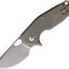Fox Suru Linerlock OD Micarta Folding Knife M390 Blade