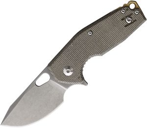 FOX526LIMOD.jpg Fox Suru Linerlock OD Micarta Folding Knife M390 Blade