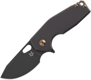 FOX526TIBB.jpg Fox Suru Framelock Folding Knife M390 Titanium Black DLC