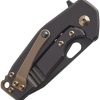 Fox Suru Framelock Folding Knife M390 Titanium Black DLC