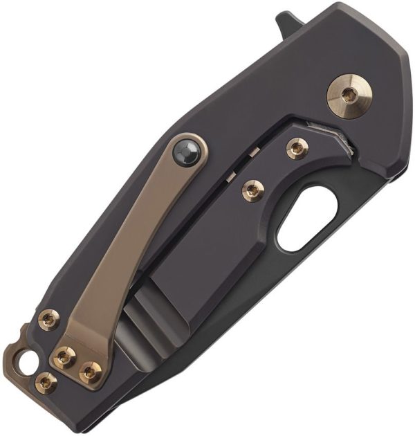 Fox Suru Framelock Folding Knife M390 Titanium Black DLC