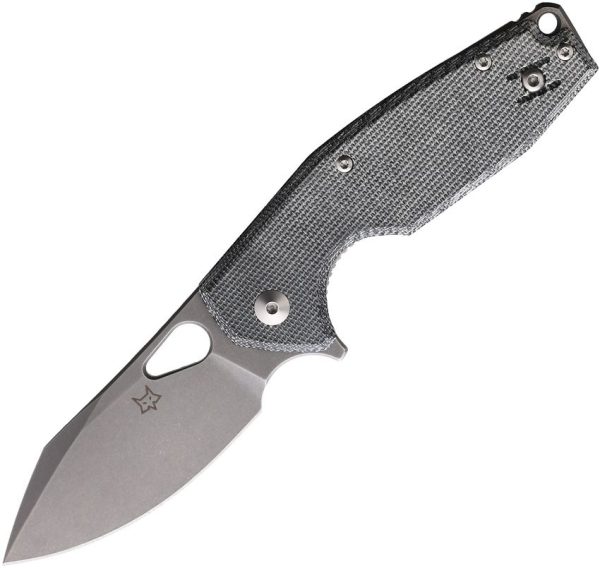 Fox Yaru Linerlock Black Micarta M390 Folding Knife