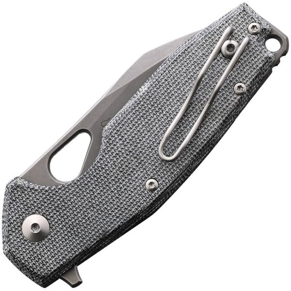 Fox Yaru Linerlock Black Micarta M390 Folding Knife