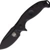 Fox Irves Linerlock Black N690 Folding Knife 3.25in Blade