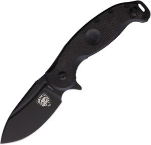 Fox Irves Linerlock Black N690 Folding Knife 3.25in Blade