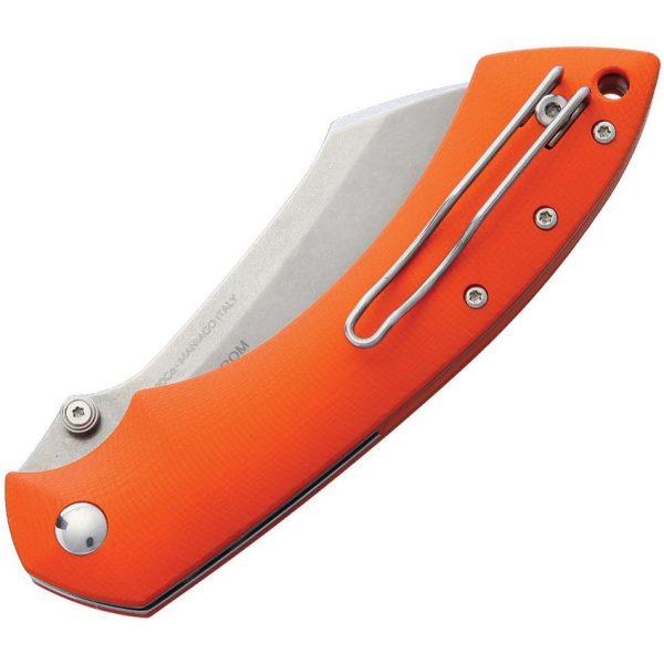 FOX Max Rom Pelican Linerlock - Orange G10
