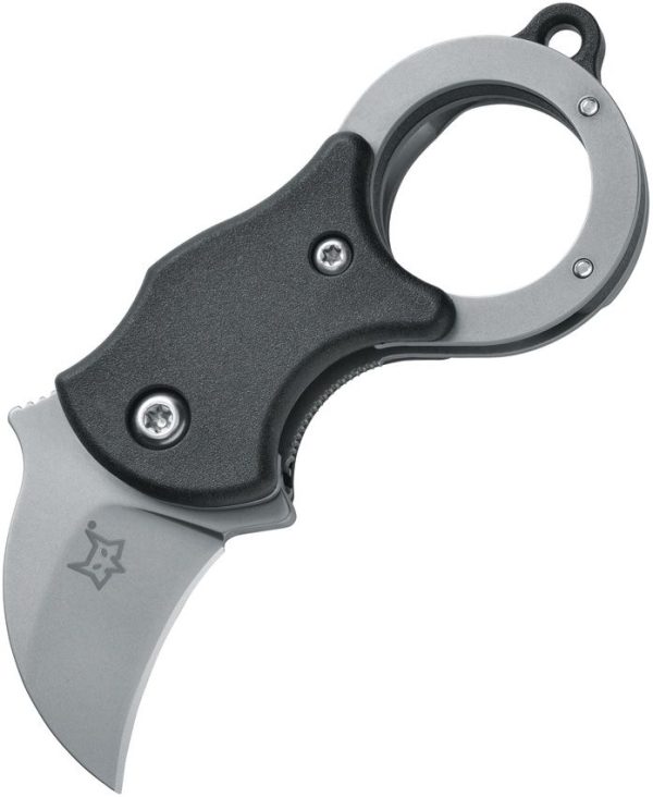 FOX Mini-Ka Linerlock Folding Knife 1" Blade Black