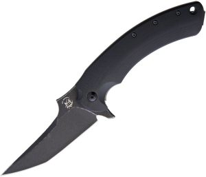 Fox Geco Framelock Black G10 Folding Knife N690 Blade