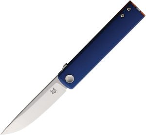 Fox CHNOPS Linerlock Blue M390 Folding Knife 3.25" Blade