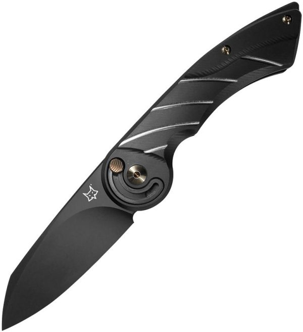 Fox Radius Lock Folding Knife M390 Black Titanium 3" Blade