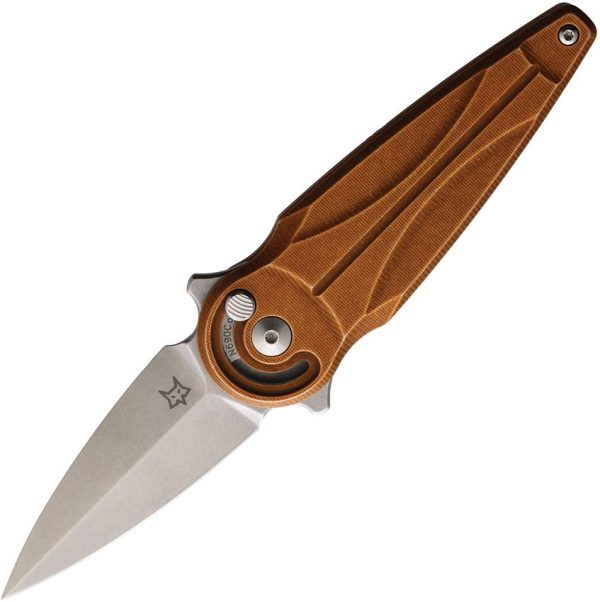 Fox Saturn Slide Lock Copper N690Co Folding Knife 2.5"