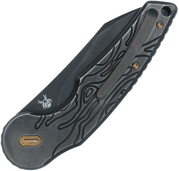FOX Jupiter Radius Lock Black M390 Folding Knife Titanium