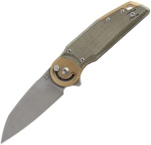 FOX556B4.jpg FOX Metamorphosis Micarta Brass Bolster Green