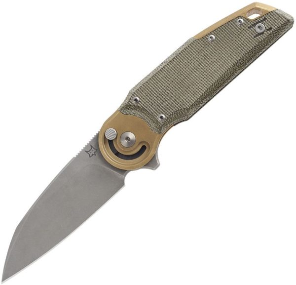 FOX Metamorphosis Micarta Brass Bolster Green