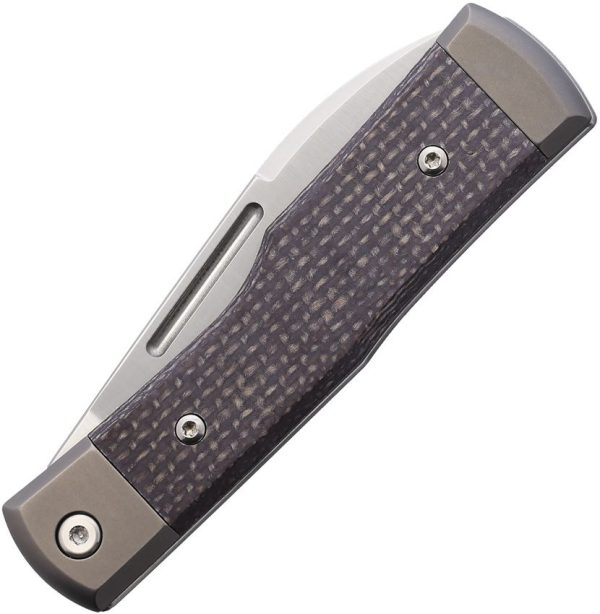 Fox Gunstock Barlow Bison Micarta Folding Knife M390
