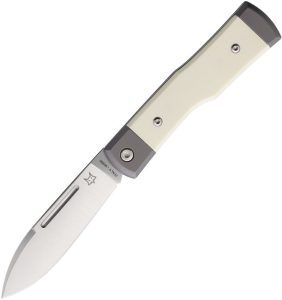 Fox Gunstock Barlow Bone Folding Knife M390 Steel