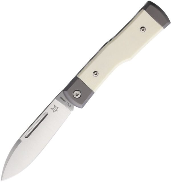Fox Gunstock Barlow Bone Folding Knife M390 Steel