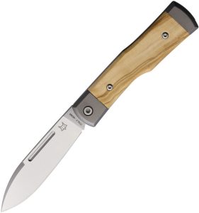 Fox Gunstock Barlow Olive M390 Folding Knife Italian Made