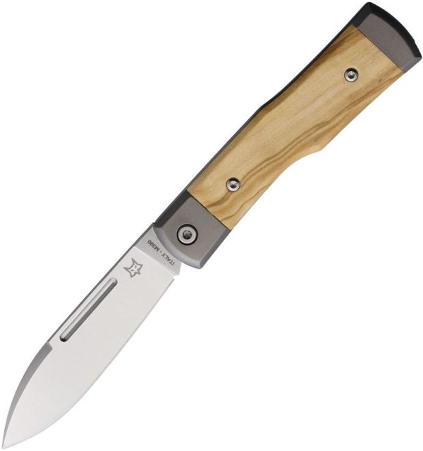 Fox Gunstock Barlow Olive M390 Folding Knife Italian Made