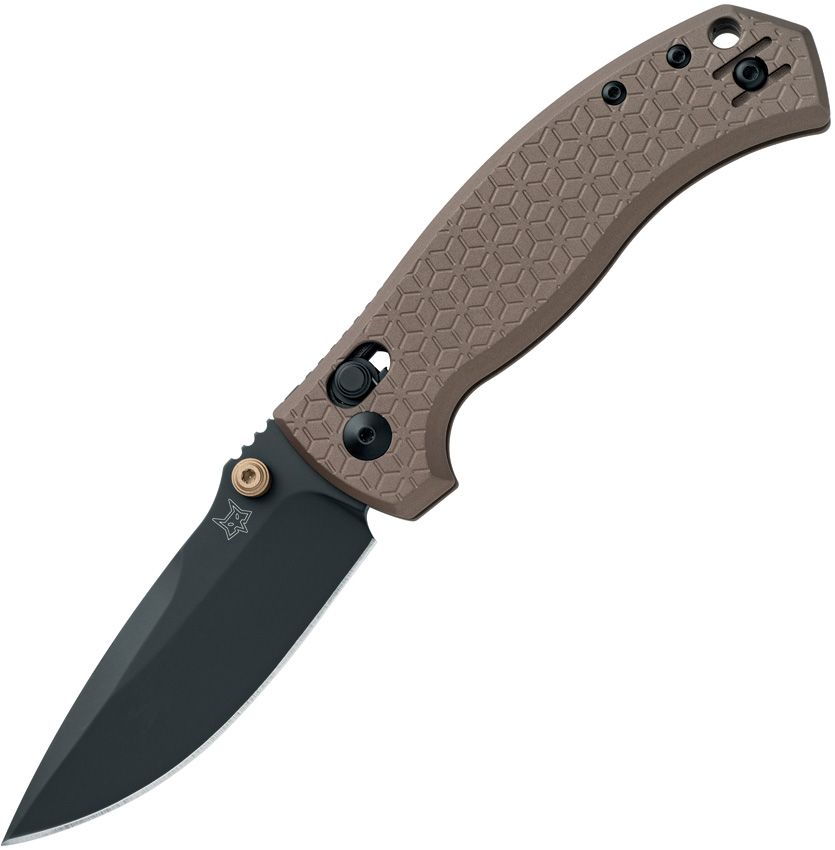 FOX Anzu VERSO Lock Folding Knife 3.13" MagnaCut Tan