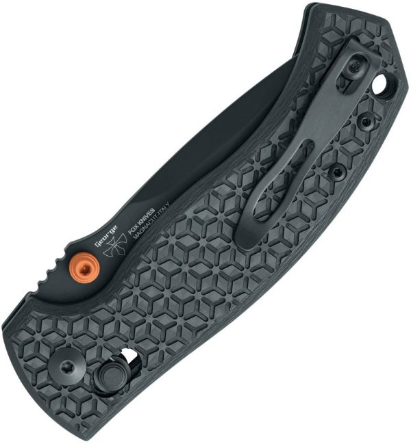 FOX Anzu VERSO Lock Black Folding Knife MagnaCut Steel